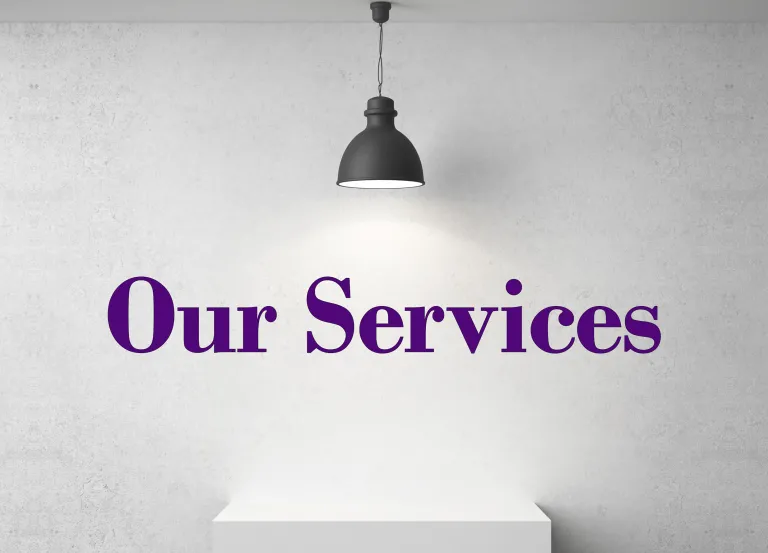 our services banner
